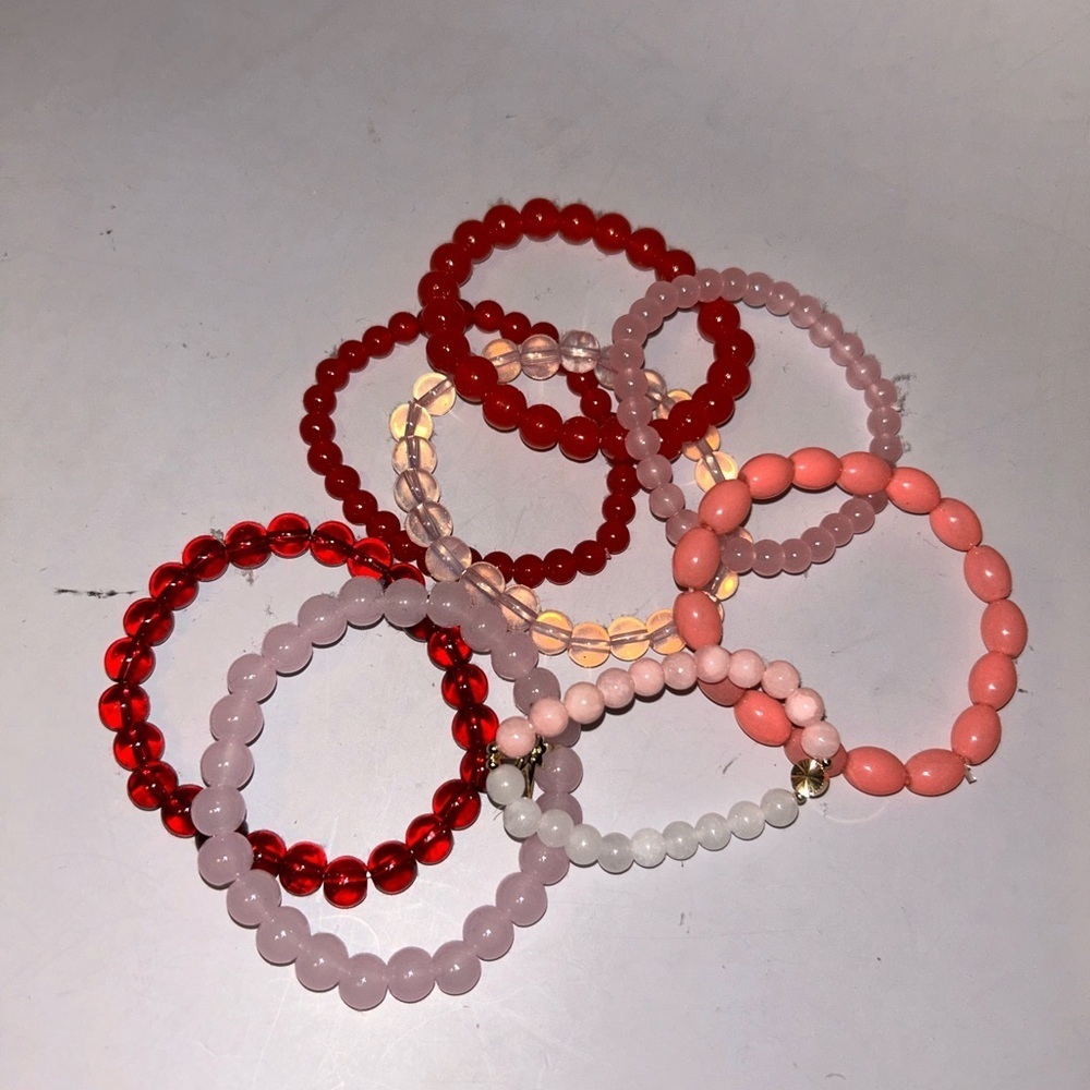 Fashion stretch bead bracelets lot